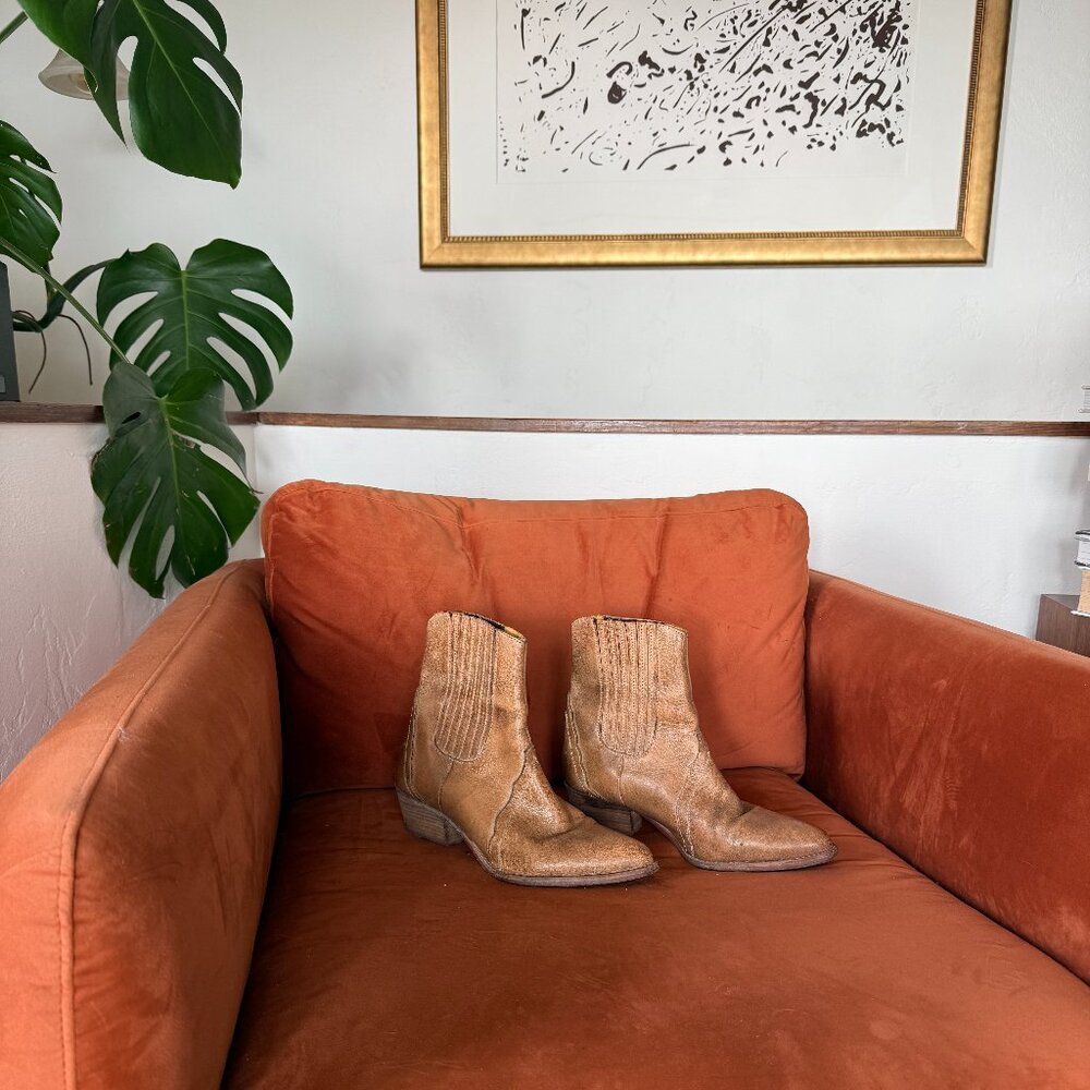 Free People New Frontier Western Ankle Bootie